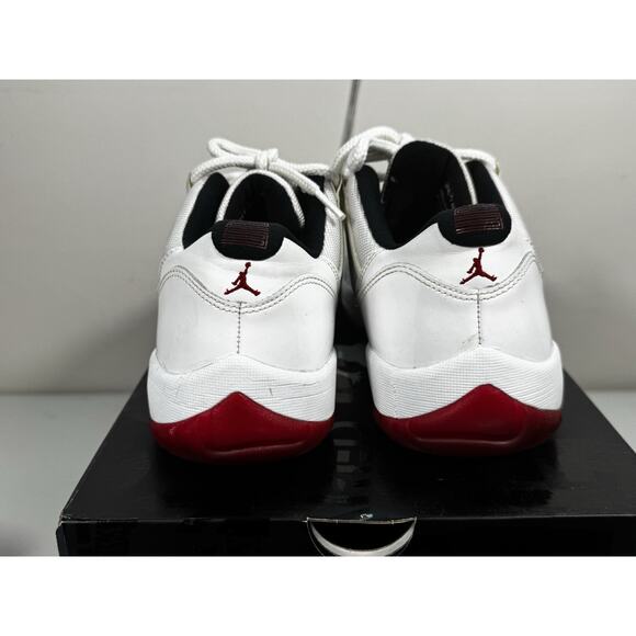 Air Jordan 11 Retro Low Shoes Mens Size 10 Cherry Varsity 528895-101 2012 - Picture 8 of 12